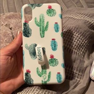 Loopy cactus case for XR phone